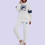 ست هودی شلوار دورس پنبه اسپرت فیلا کد 2660