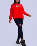 ست بلوز شلوار دورس پنبه تینا کد 2733 - Image 2