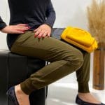 شلوار اسلش کشباف پهن دورس پنبه زنانه و دخترانه و‌ اسپرت سولماز