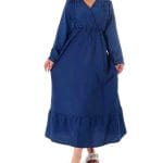 پیراهن نخی نیلو