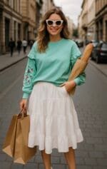 بلوز دورس پنبه لیا - Image 3