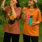 ست تیشرت لانگ و شلوار بگی پارادایس