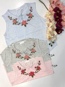 تاپ پنبه گلدوزی طنین