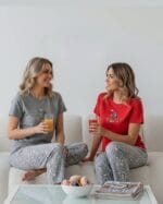 ست تیشرت شلوار پنبه روبینا - Image 6