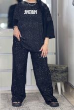 ست تیشرت شلوار کهکشان