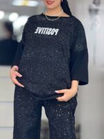 ست تیشرت شلوار کهکشان