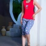 ست تاپ شلوارک تینا