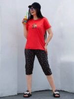 ست تیشرت شلوارک سانتا