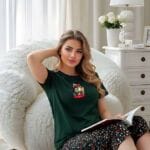 ست تیشرت شلوارک سانتا