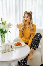 ست بلوز شلوار گل اندام