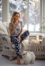 ست تیشرت شلوار گلبانو