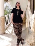 ست تیشرت شلوار کلئوپاترا