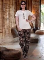 ست تیشرت شلوار کلئوپاترا