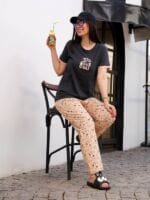 ست تیشرت شلوار پانیذ