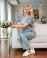 ست تیشرت شلوار سالومه