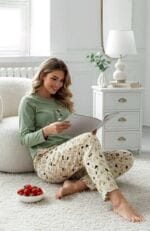 ست بلوز شلوار شبنم