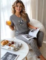 ست تیشرت شلوار گلوریا