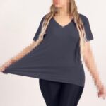 تیشرت یقه هفت دلینا